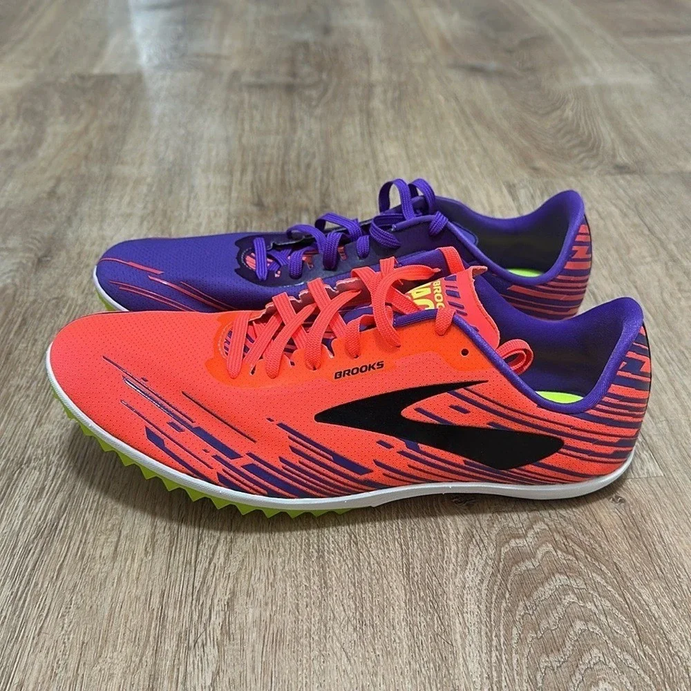 BROOKS | NEW Woman's Mach 18 Cross Country Running Spike Athletic Shoes, Size 12